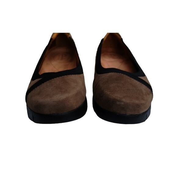 Clarks Women's Daelyn Hill Wedge Slip on Comfort Ballerina Flat Brown 7 Spring - Picture 7 of 12